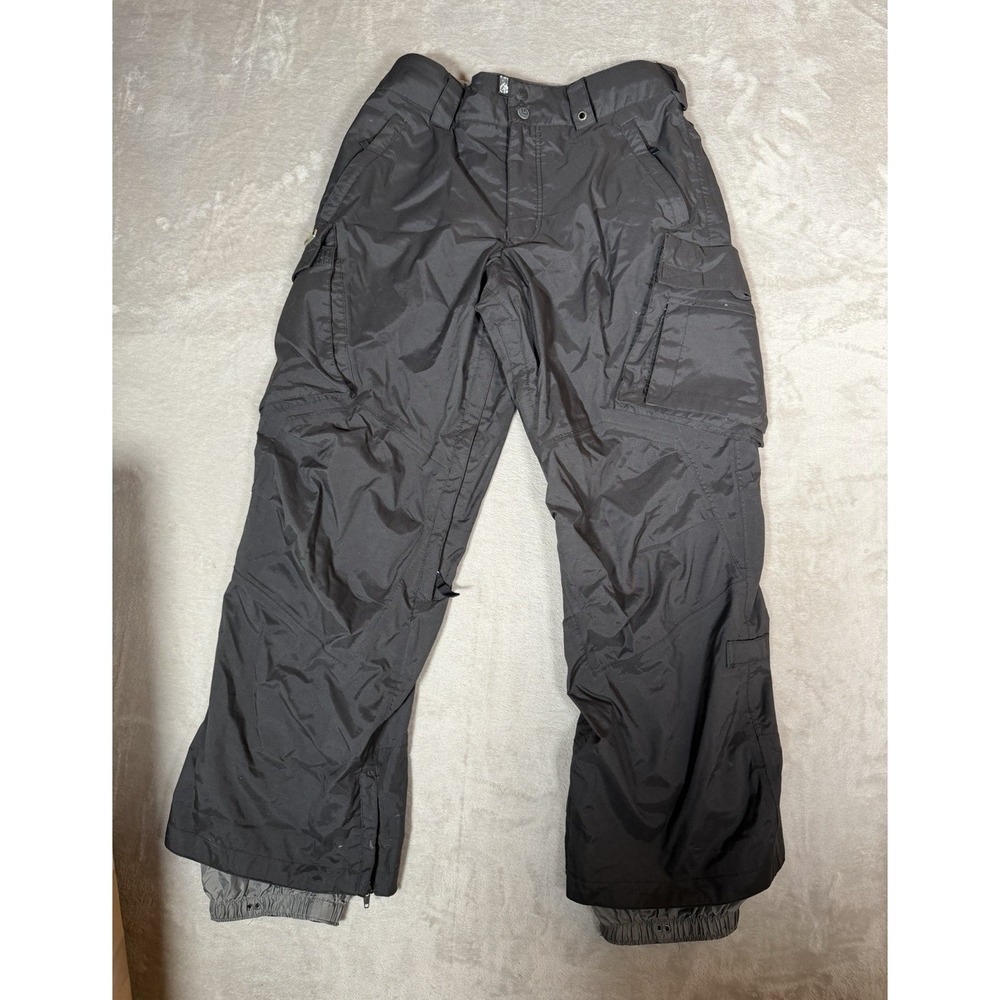 Burton Cargo Men's Black Snow Pants S Regular 28W x 32 Inseam Pockets
